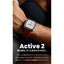 スマートウォッチ Amazfit Active 2 Square ブラックレザー Zepp Health Corporation SP170075-C01