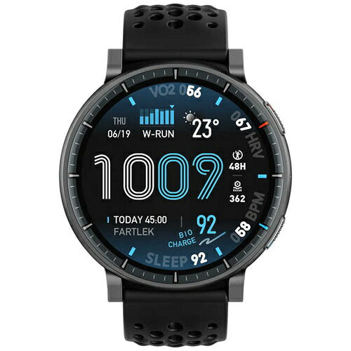 Amazfit アマズフィット Active MAX スマートウォッチ SP170080-C01 GPS AMOLED 防水 ブラック