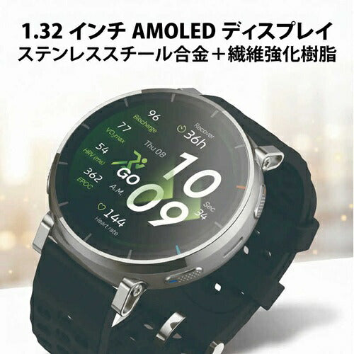 Amazfit アマズフィット Active 3 premium スマートウォッチ SP170082-C116 通話対応 アトラスブルー