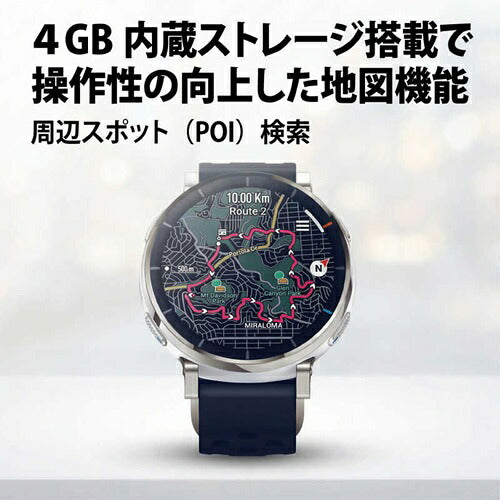Amazfit アマズフィット Active 3 premium スマートウォッチ SP170082-C116 通話対応 アトラスブルー