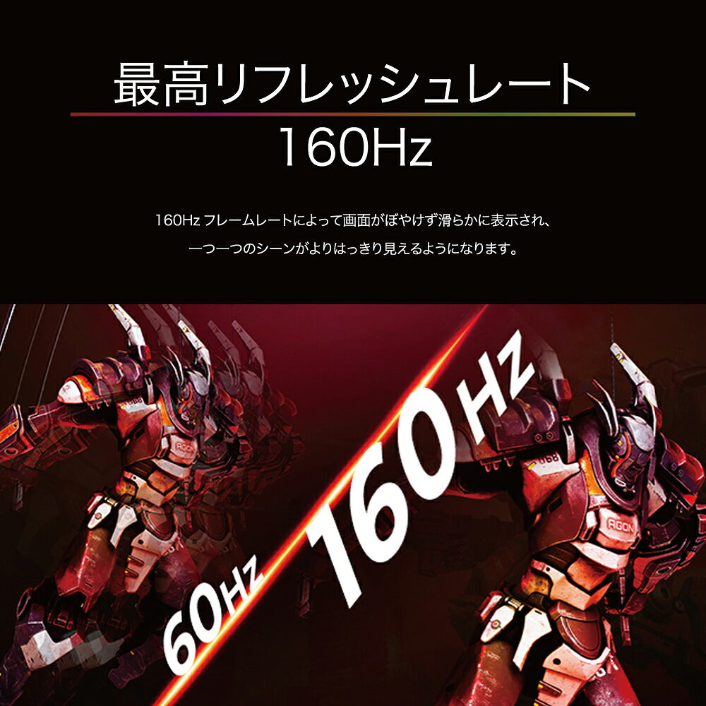 AOC エーオーシー AGON Pro 27型ゲーミングモニター AG274UXP/11 4K 160Hz