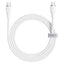 充電ケーブル USB-C＆USB-C シリコン 60W ホワイト 1m VOLTME C2130
