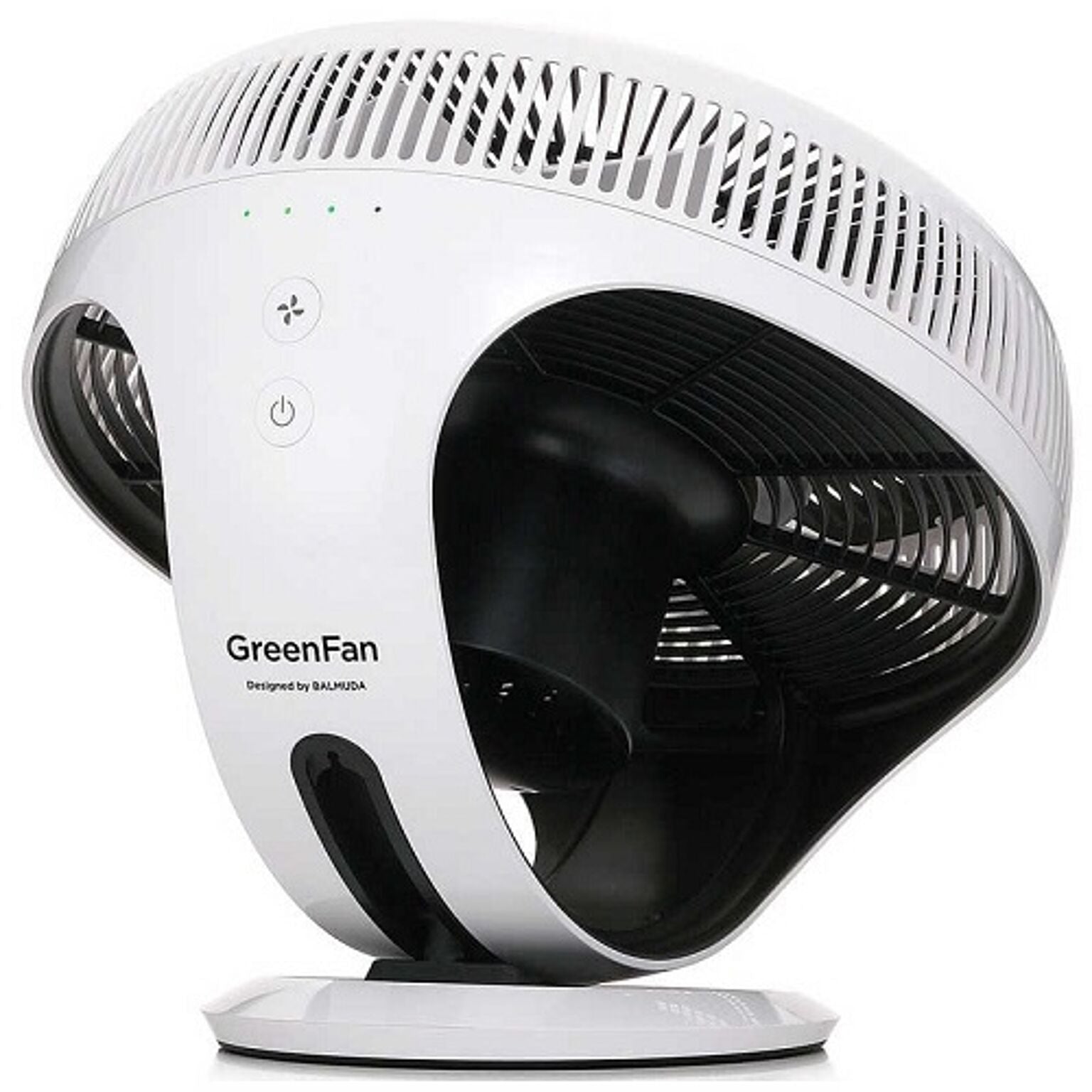 GreenFan Cirq（グリーンファンサーキュ） ホワイト×ブラック バルミューダ EGF-3400-WK