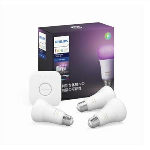 PHILIPS（フィリップス） Hueフルカラースターターセット Bluetooth＋Zigbee PLH27CS