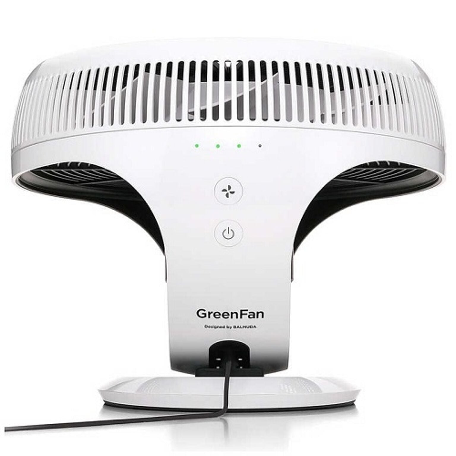 GreenFan Cirq（グリーンファンサーキュ） ホワイト×ブラック バルミューダ EGF-3400-WK