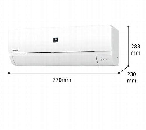 標準取付工事別 エアコン おもに8畳用 シャープ AY-R25N ルームエアコン クーラー 冷暖房 冷房 暖房 除湿 タイマー付き 新品 取付工事なし