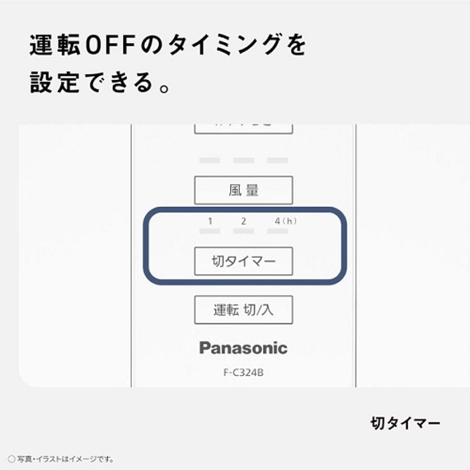 扇風機 リビング扇（ホワイト） スタンダードモデル パナソニック F-C324B-W