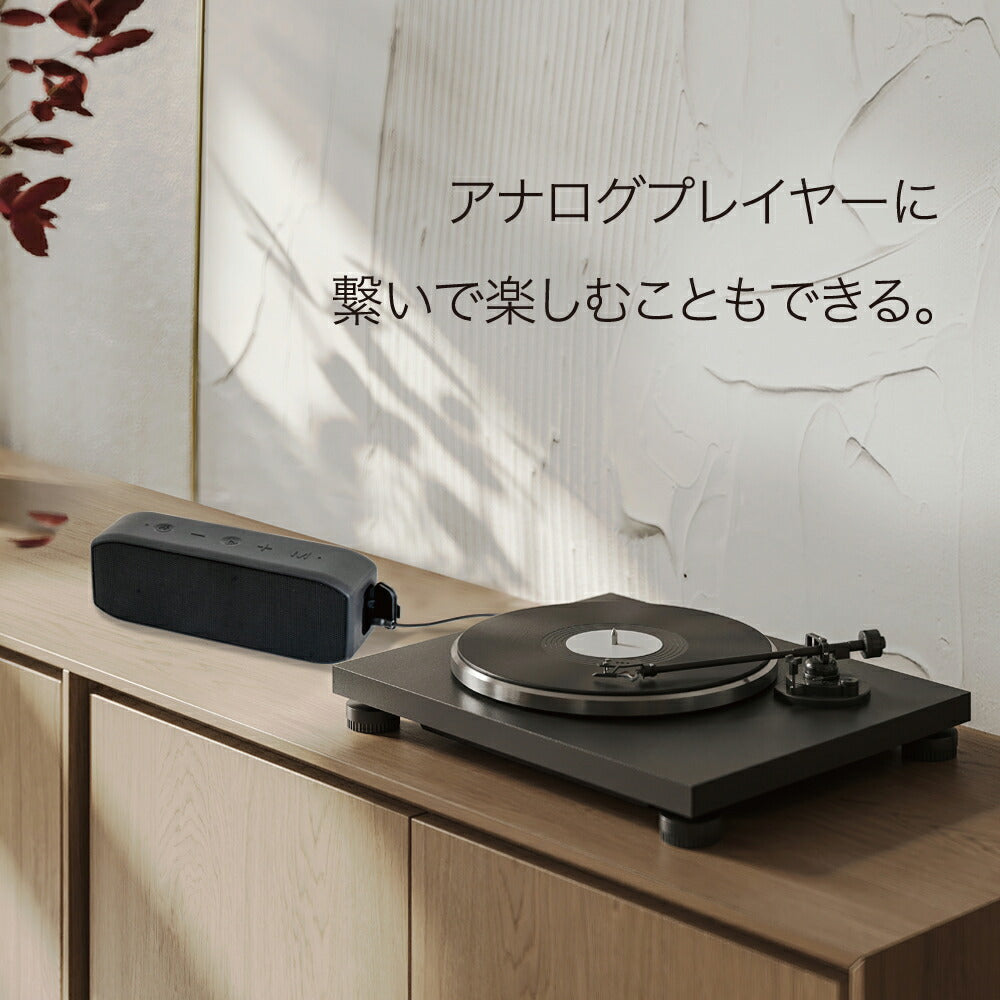 bluetooth スピーカー オジリナル Bluetooth スピーカー 防水 小型 お風呂 テレビ キャンプ ワイヤレススピーカー ブラック Bluetooth5.4 有線対応 F3BSWP-01
