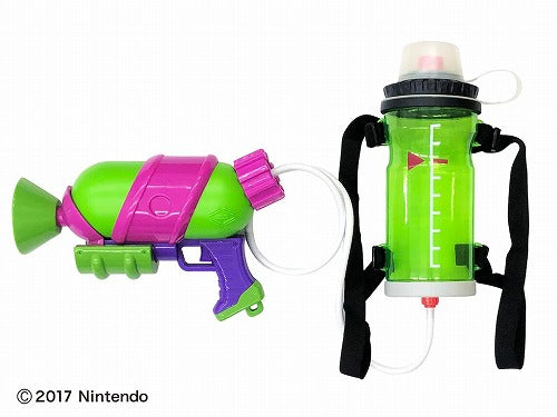 スプラトゥーン２タンク付スプラシューター ネオングリーン SPT-901AGRN 水鉄砲 ウォーターガン 水ピストル 水てっぽう 水遊び 海水浴 プール おもちゃ キッズ 子ども会 イベント スプラトゥーン 水鉄砲 スプラシューター