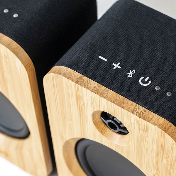ブルートゥース スピーカー / ブックシェルフ型（ペア） シグネチャーブラック ［Bluetooth対応］ House of Marley EM-GET-TOGETHER-DUO-SB