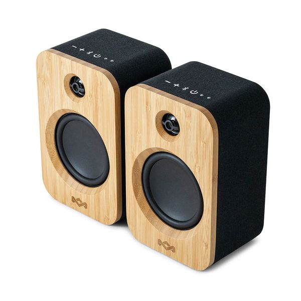 ブルートゥース スピーカー / ブックシェルフ型（ペア） シグネチャーブラック ［Bluetooth対応］ House of Marley EM-GET-TOGETHER-DUO-SB