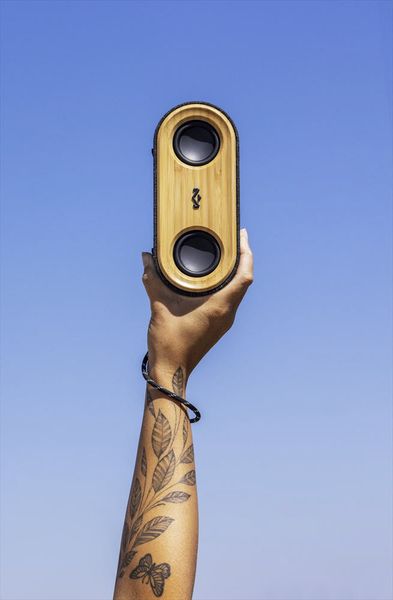 ブルートゥース スピーカー シグネチャーブラック ［防水 /Bluetooth対応 /Wi-Fi非対応］ House of Marley EM-GET-TOGETHER2-MINI-SB