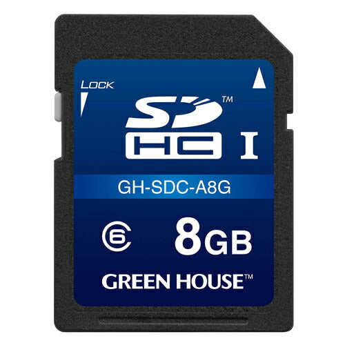 グリーンハウス GREENHOUSE SDHCカード GH-SDC-A8G 8GB