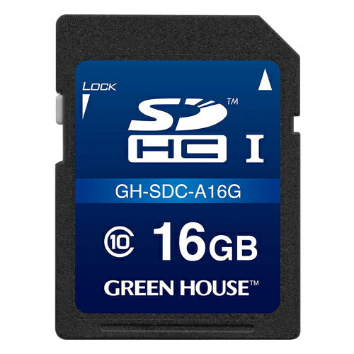 グリーンハウス GREENHOUSE SDHCカード GH-SDC-A16G 16GB