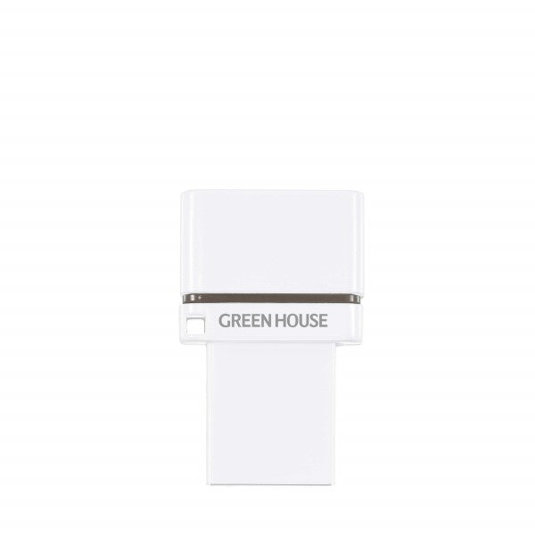 USBメモリ ホワイト [16GB /USB3.1 /USB TypeA+USB TypeC /キャップ式] グリーンハウス GH-UFY3CA16GWH