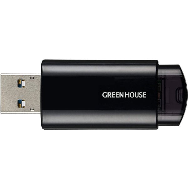 USB3.2 Gen1 USBメモリー グリーンハウス GH-UFY3ED16GBK