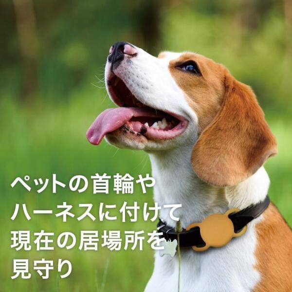 スマートタグアクセサリ ペットケース グリーン 1個 グリーンハウス GH-SMAPA-GR