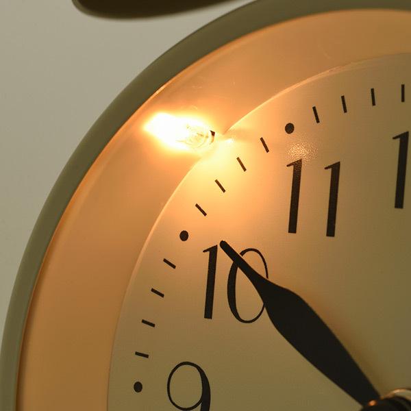 モノクロツインベルクロック ホワイト BRUNO（ブルーノ） BCA024-WH