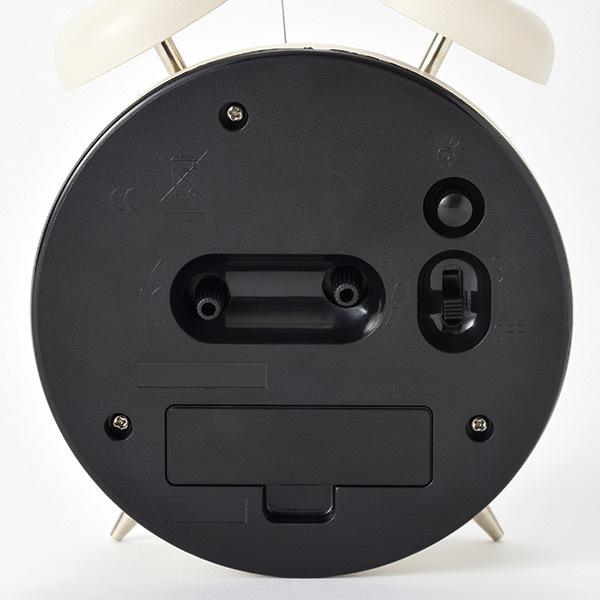 モノクロツインベルクロック ブラック BRUNO（ブルーノ） BCA024-BK