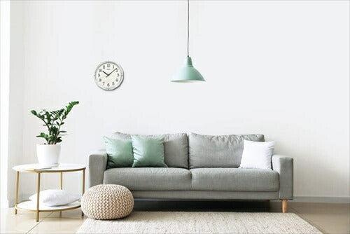 セイコー セイコークロック 掛時計 電波 アナログ 白パール 305×305×47mm KX274W