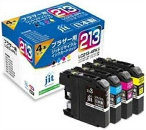 ジット JIT インク ブラザー LC213－4PK 4色セット リサイクルインクカートリッジ JIT－KB2134P－213 リサイクル