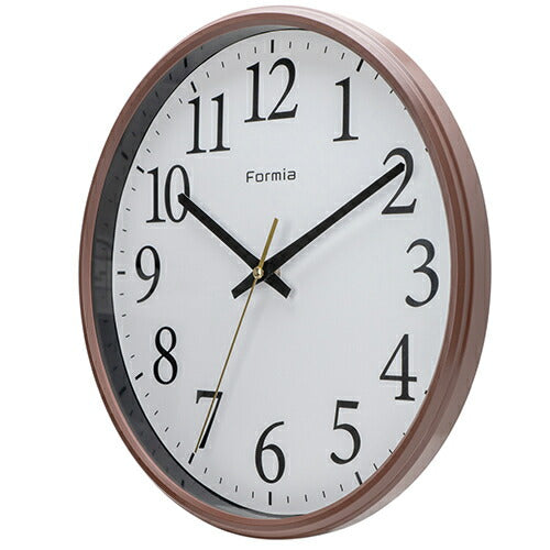 保土ヶ谷電子販売 フォルミア Formia 掛時計 HWC－015W－BR ブラウン アナログ