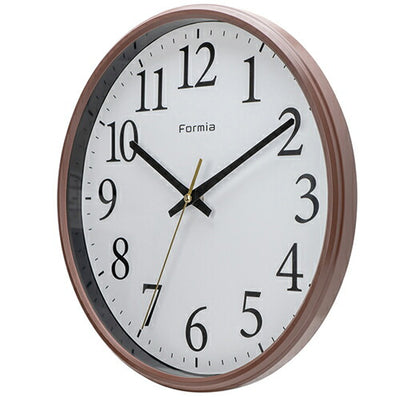 保土ヶ谷電子販売 フォルミア Formia 掛時計 HWC－015W－BR ブラウン アナログ