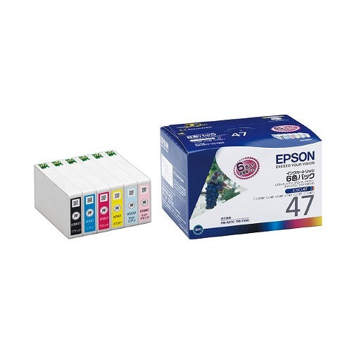 エプソン EPSON 純正インクカートリッジ IC6CL47 6色セット