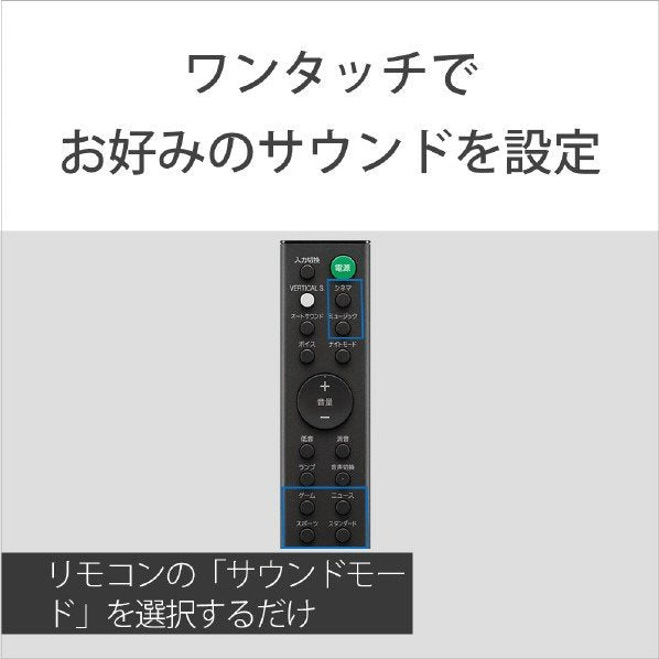 2.1ch 内蔵サブウーファー サウンドバー ソニー HT-X8500
