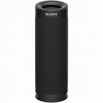 ソニー ワイヤレスポータブルスピーカー 防水 Bluetooth お風呂 アウトドア 防水スピーカー ワイヤレススピーカー 防塵 キッチン ロングバッテリー SRS-XB23 ブラック
