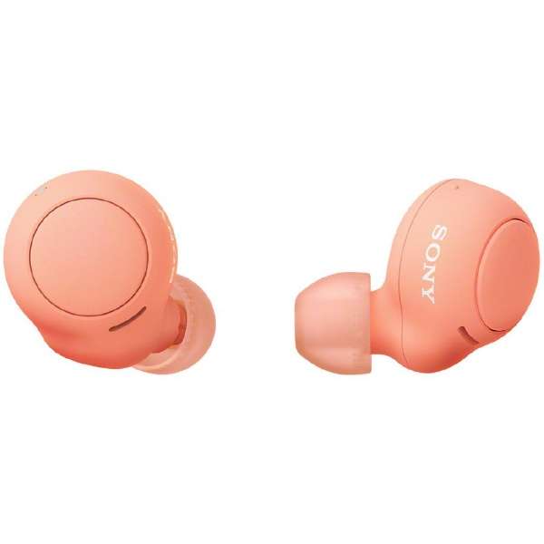 完全ワイヤレスイヤホン ソニー SONY イヤホン ワイヤレス 左右分離 Bluetooth オレンジ WF-C500-DZ