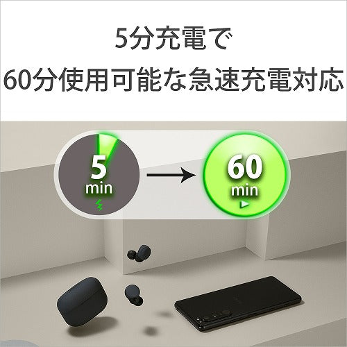 SONY 完全ワイヤレスイヤホン LinkBuds S WF-LS900N-BC ブラック ソニー リンクバッズ WF-LS900N ノイズキャンセリング対応