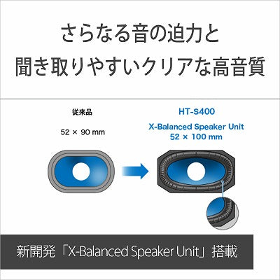 SONY 2.1ch サウンドバー HT-S400 ソニー ワイヤレスサブウーファー ホームシアター スピーカー