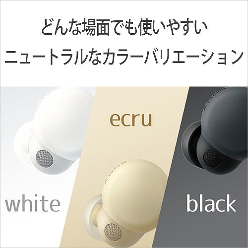 SONY 完全ワイヤレスイヤホン LinkBuds S WF-LS900N-CC エクリュ ソニー リンクバッズ WF-LS900N ノイズキャンセリング対応