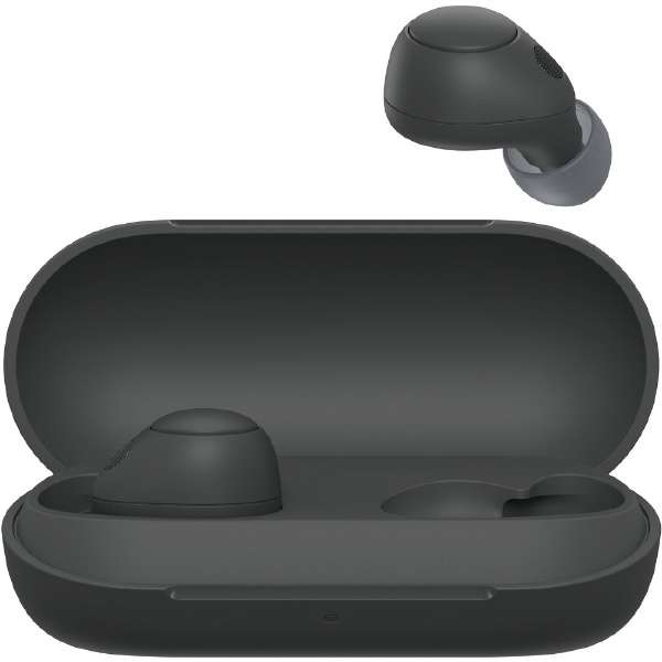 完全ワイヤレスイヤホン ブラック Bluetooth ノイズキャンセリング対応 SONY WF-C700N-BZ