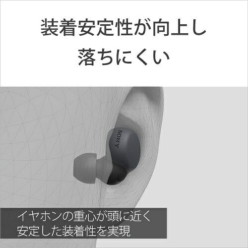 イヤホン LinkBudsS【ワイヤレス(左右分離)/Bluetooth/ノイズキャンセリング対応/マイク対応/マルチポイント対応予定/アースブルー】 SONY ソニー WF-LS900N-LC