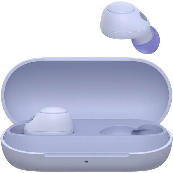 完全ワイヤレスイヤホン ラベンダー Bluetooth ノイズキャンセリング対応 SONY WF-C700N-VZ