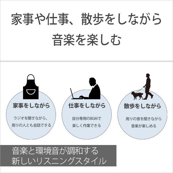 ヘッドホン Float Run【ワイヤレス(ネックバンド)/Bluetooth/ながら聴き/桐生祥秀選手おすすめモデル/マイク対応/最大10時間再生/ブラック】 ソニー WI-OE610BQ