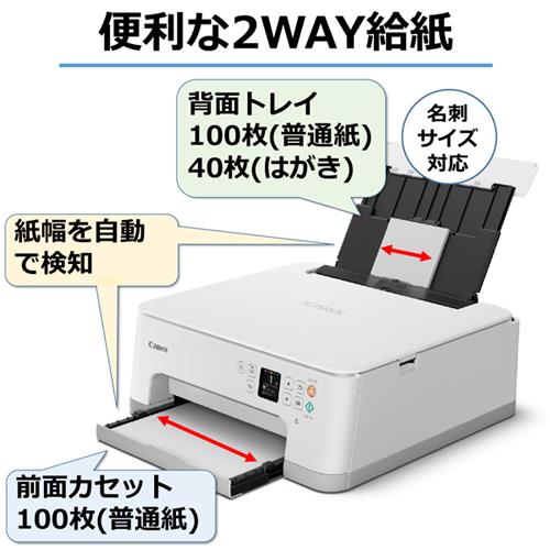 インクジェットプリンター PIXUS キヤノン PIXUSTS7530WH