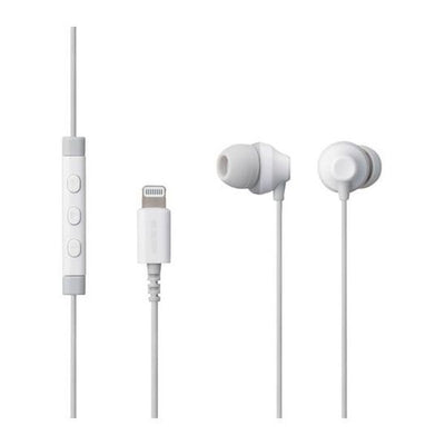 ステレオヘッドホン(マイク付) Lightning ホワイト エレコム EHP-LF12CMWH