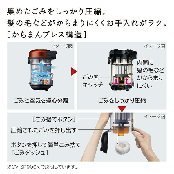 サイクロン式クリーナー HITACHI CV-SV90K-W