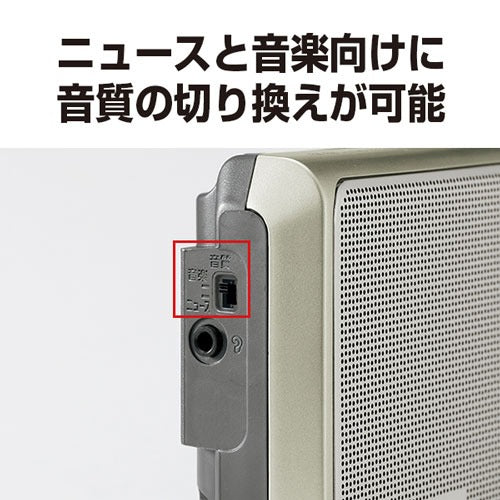 ラジオ 2バンドレシーバー FM AM パナソニック RF-U156-S