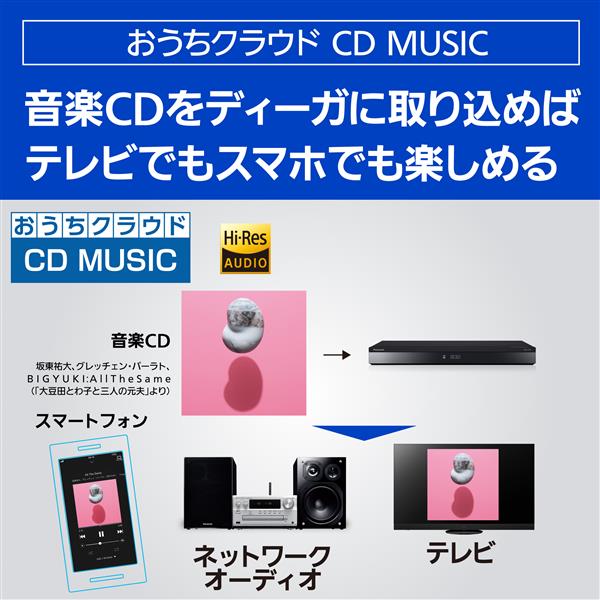 ブルーレイレコーダー DIGA 3TB 3番組同時録画 BS CS 4Kチューナー内蔵