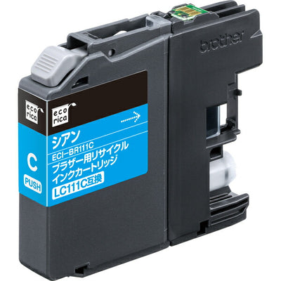 LC111C 互換リサイクルインクカートリッジ エコリカ ECI-BR111C