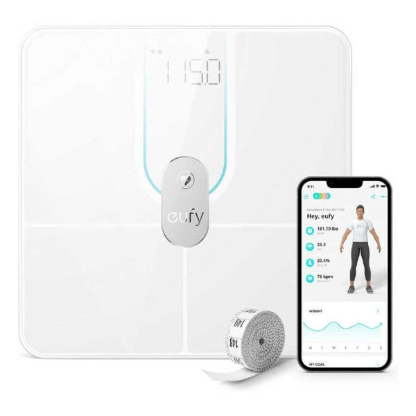 体重体組成計 Eufy Smart Scale P2 Pro ホワイト [スマホ管理機能あり] アンカー T9149N22