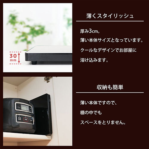 サンコー のせるだけでずっと温かい「フードウォーマープレートS」 TK-FWP21B-R