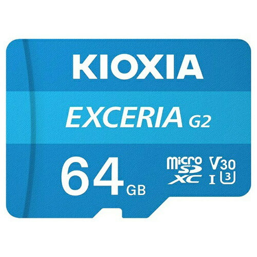 KIOXIA キオクシア マイクロSD microSDXC/SDHC UHS-1 メモリーカード 64GB R100/W50 KMU-B032G KMU-B064G Class10/64GB