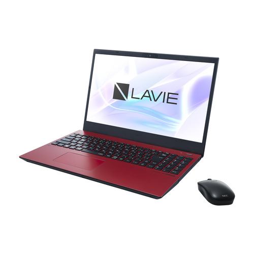 ノートPC LAVIE【15.6インチ/Windows11/Core i7-1260P/メモリ16GB/SSD512GB/Microsoft Office搭載/カームレッド/2022年10月モデル】 NEC エヌイーシー PCN1575EAR