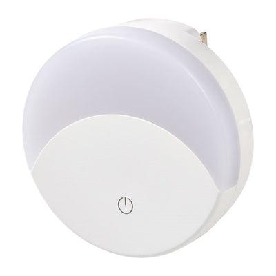 LED ナイトライト コンセント式 タッチスイッチ式 リモコン付 白色光 エルパ PM-LF004RE(W)