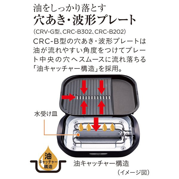 ホットプレート TIGER CRV-G301T